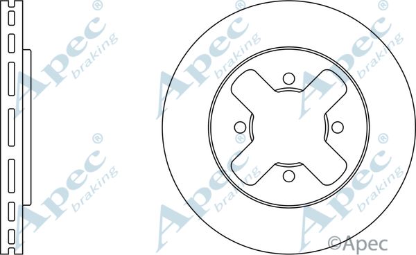 APEC BRAKING Bremžu diski DSK242